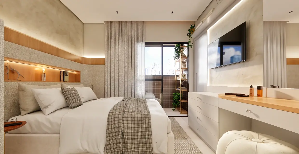 Banheiro de alto padrão — apartamento Sirius Residence