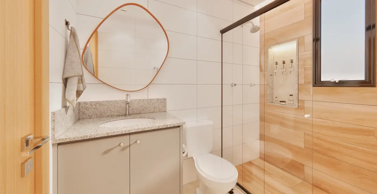 Apartamento decorado — Sirius Residence, Campo Grande, Santos