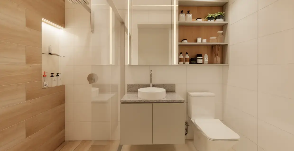 Studio compacto e funcional — Sirius Residence, Santos
