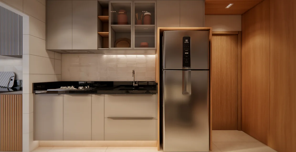 Apartamento decorado — Sirius Residence, Campo Grande, Santos