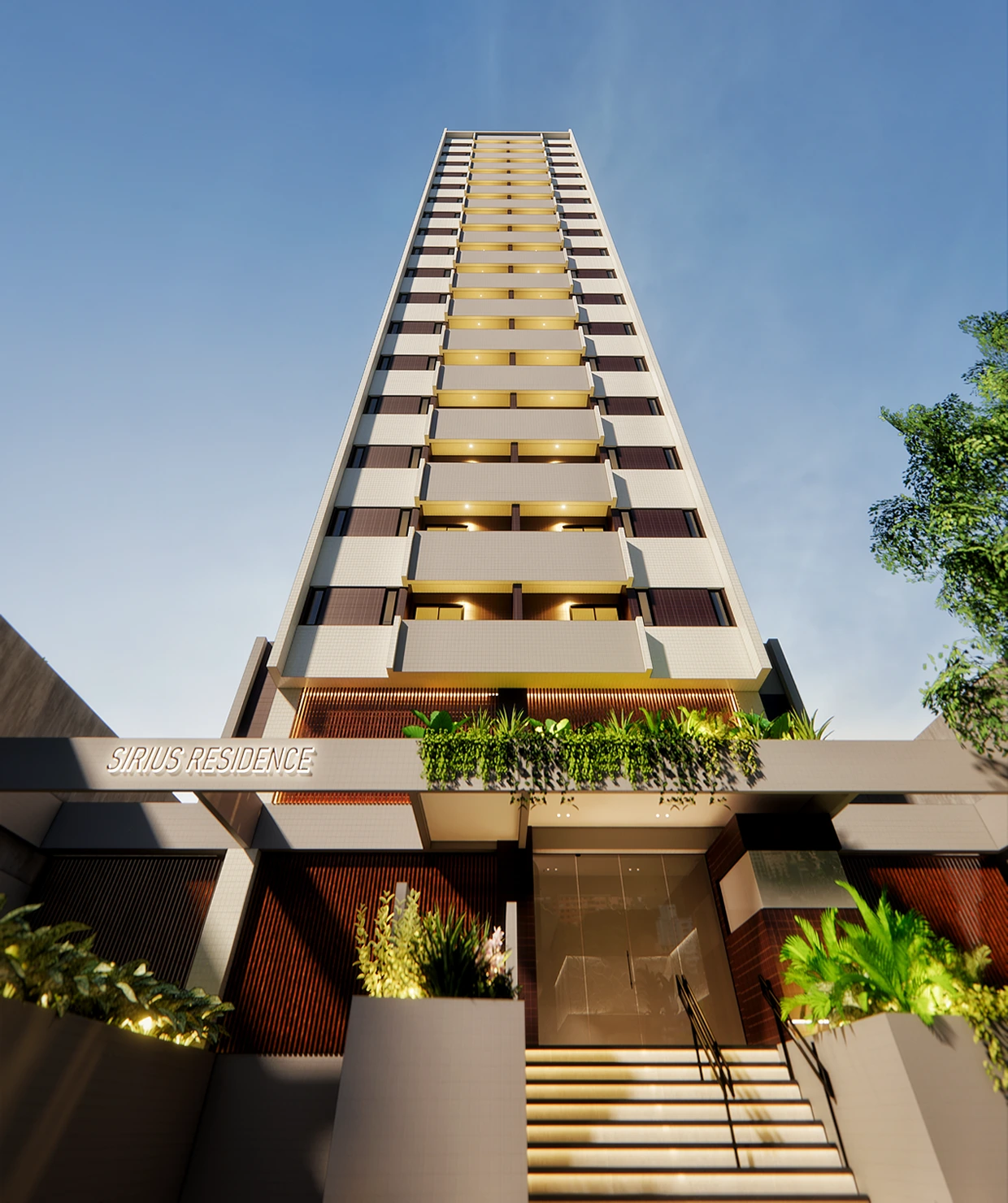 Sirius Residence — fachada do empreendimento